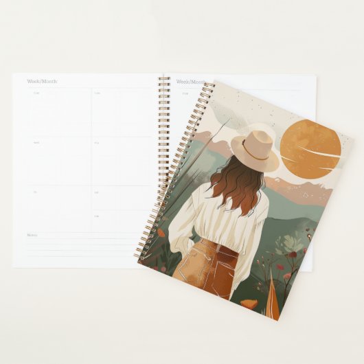 Boho Abstract landschap (20) Planner (Display)