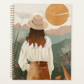 Boho Abstract landschap (20) Planner (Voorkant)
