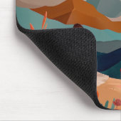 Boho Abstract landschap (21) Muismat (Hoek)