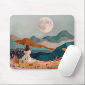 Boho Abstract landschap (21) Muismat (Met muis)