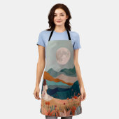 Boho Abstract landschap (21) Schort (Gedragen)