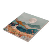 Boho Abstract landschap (21) Tegeltje (Zijkant)