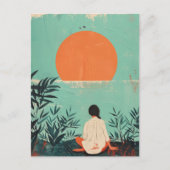 Boho Abstract landschap (22) Briefkaart (Voorkant)