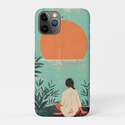 Boho Abstract landschap (22) Case-Mate iPhone Case (Achterkant)