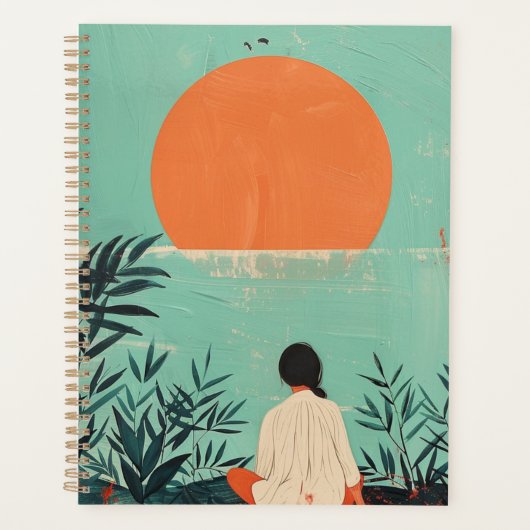 Boho Abstract landschap (22) Planner (Voorkant)
