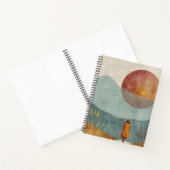 Boho Abstract landschap (23) Notitieboek (Binnen)