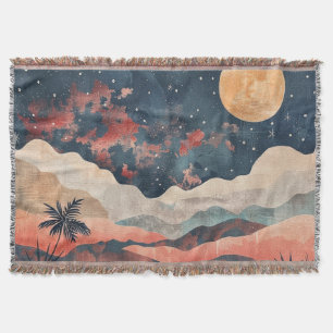 Boho Abstract landschap (24) Deken