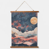 Boho Abstract landschap (24) Hangend Wandkleed (Voorkant)