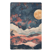 Boho Abstract landschap (24) Mini Klembord (Achterkant)