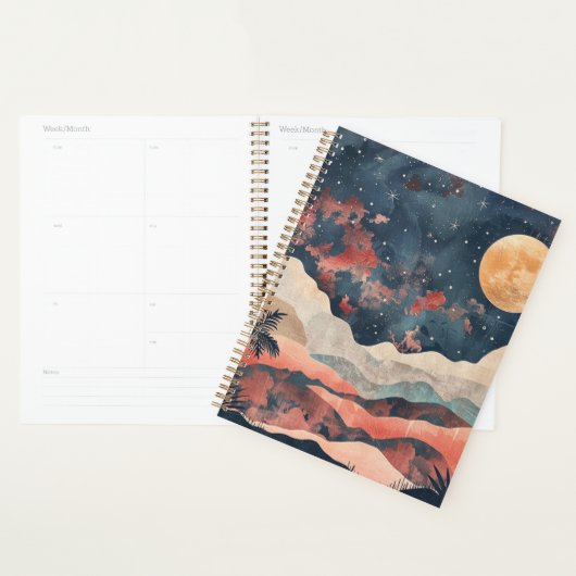 Boho Abstract landschap (24) Planner (Display)