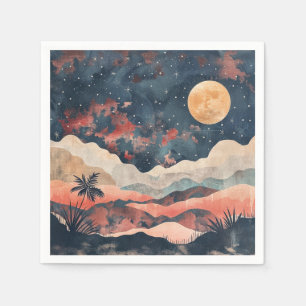 Boho Abstract landschap (24) Servet