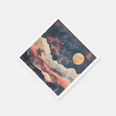 Boho Abstract landschap (24) Servet (Hoek)