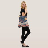 Boho Abstract landschap (24) Tote Bag (Op model)