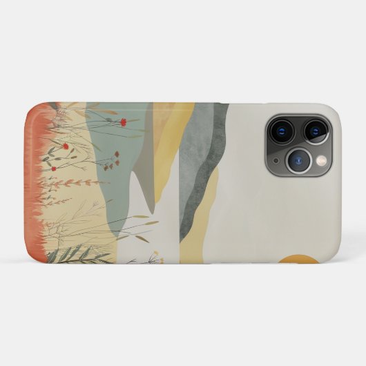 Boho Abstract landschap (25) Case-Mate iPhone Case (Achterkant (horizontaal))