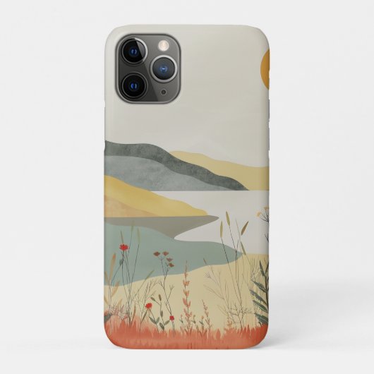 Boho Abstract landschap (25) Case-Mate iPhone Case (Achterkant)