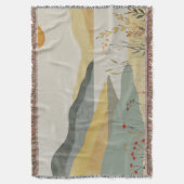 Boho Abstract landschap (25) Deken (Voorkant Verticaal)