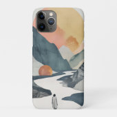 Boho Abstract landschap (2) Case-Mate iPhone Case (Achterkant)