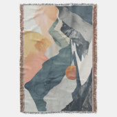 Boho Abstract landschap (2) Deken (Voorkant Verticaal)