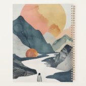 Boho Abstract landschap (2) Planner (Achterkant)