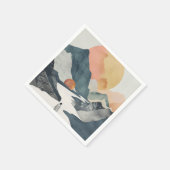 Boho Abstract landschap (2) Servet (Hoek)