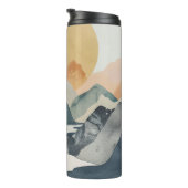 Boho Abstract landschap (2) Thermosbeker (Geroteerd rechts)