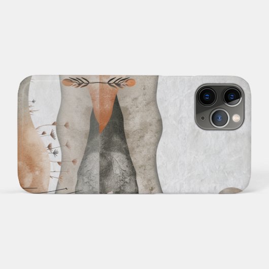 Boho Abstract landschap (3) Case-Mate iPhone Case (Achterkant (horizontaal))