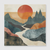 Boho Abstract landschap (5) (Voorkant)