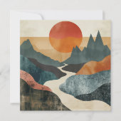 Boho Abstract landschap (5) (Voorkant)