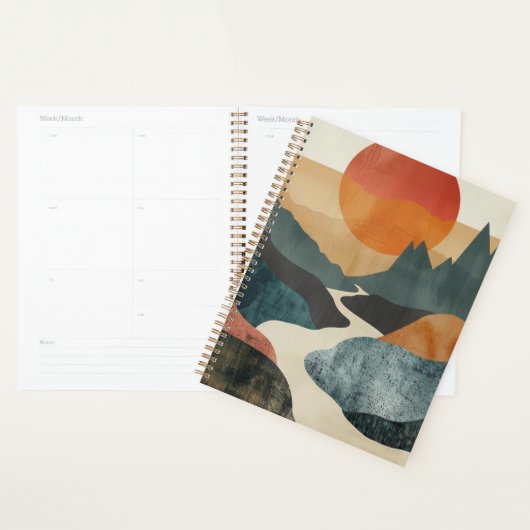 Boho Abstract landschap (5) Planner (Display)