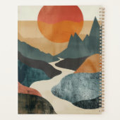 Boho Abstract landschap (5) Planner (Achterkant)
