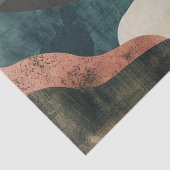 Boho Abstract landschap (5) Tissuepapier (Detail)