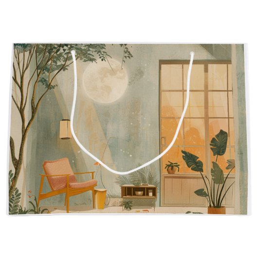 Boho Abstract landschap (6) Groot Cadeauzakje (Voorkant)