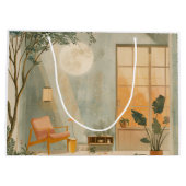 Boho Abstract landschap (6) Groot Cadeauzakje (Achterkant)