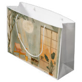 Boho Abstract landschap (6) Groot Cadeauzakje (Achterkant Gekanteld)