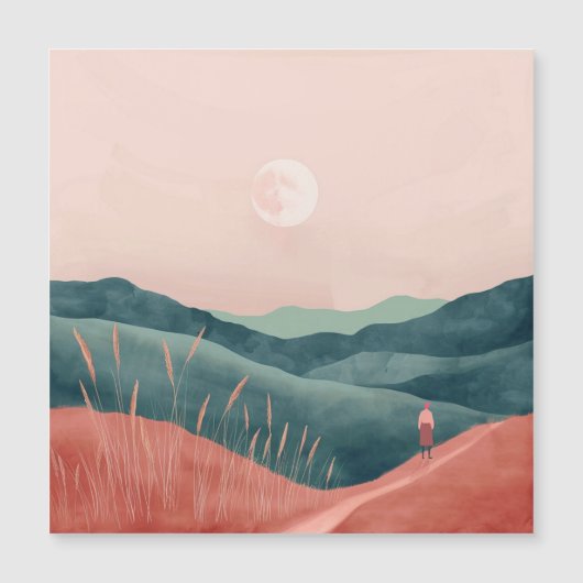 Boho Abstract landschap (7) (Voorkant)