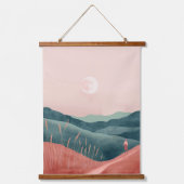 Boho Abstract landschap (7) Hangend Wandkleed (Voorkant)