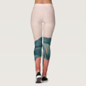 Boho Abstract landschap (7) Leggings (Achterkant)