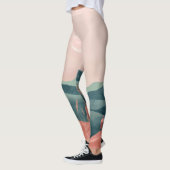 Boho Abstract landschap (7) Leggings (Links)