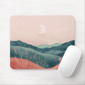 Boho Abstract landschap (7) Muismat (Met muis)
