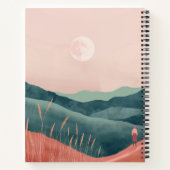 Boho Abstract landschap (7) Notitieboek (Achterkant)