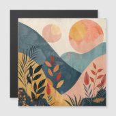 Boho Abstract landschap (8) (Voorkant / Achterkant)