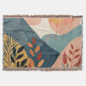 Boho Abstract landschap (8) Deken (Voorkant)