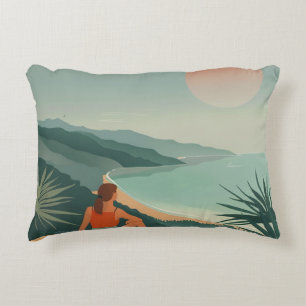 Boho Abstract landschap (9) Accent Kussen