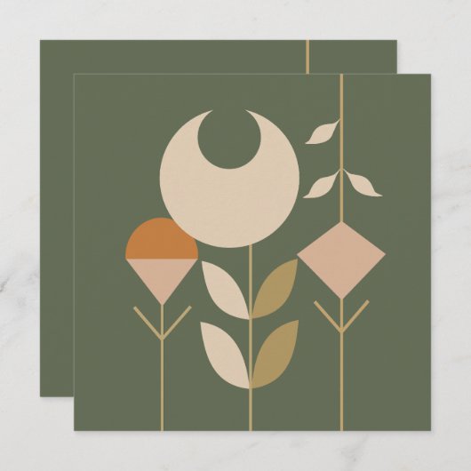 Boho Abstract Lily (Voorkant / Achterkant)