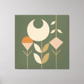 Boho Abstract Lily Canvas Afdruk (Voorkant)