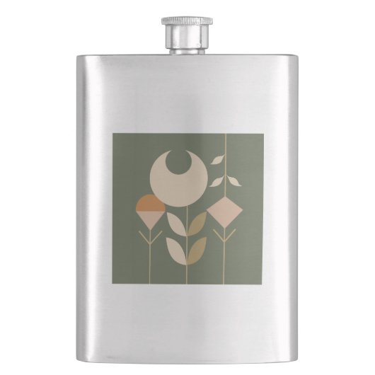 Boho Abstract Lily Flacon (Voorkant)