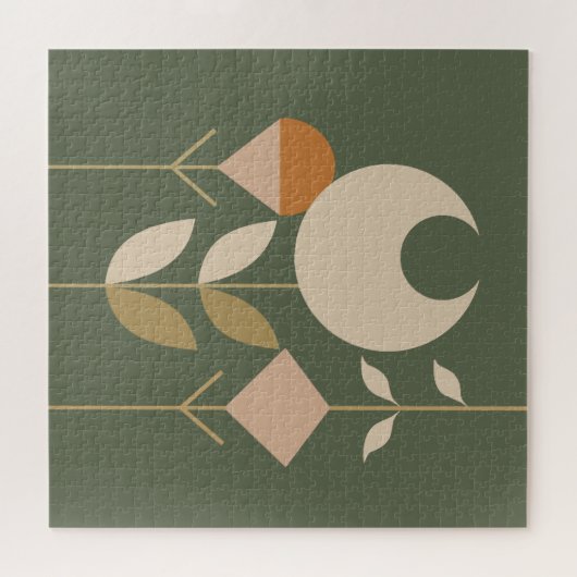 Boho Abstract Lily Legpuzzel (Horizontaal)