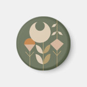 Boho Abstract Lily Magneet (Voorkant)