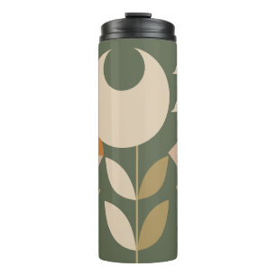 Boho Abstract Lily Thermosbeker