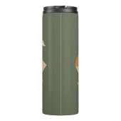 Boho Abstract Lily Thermosbeker (Achterkant)